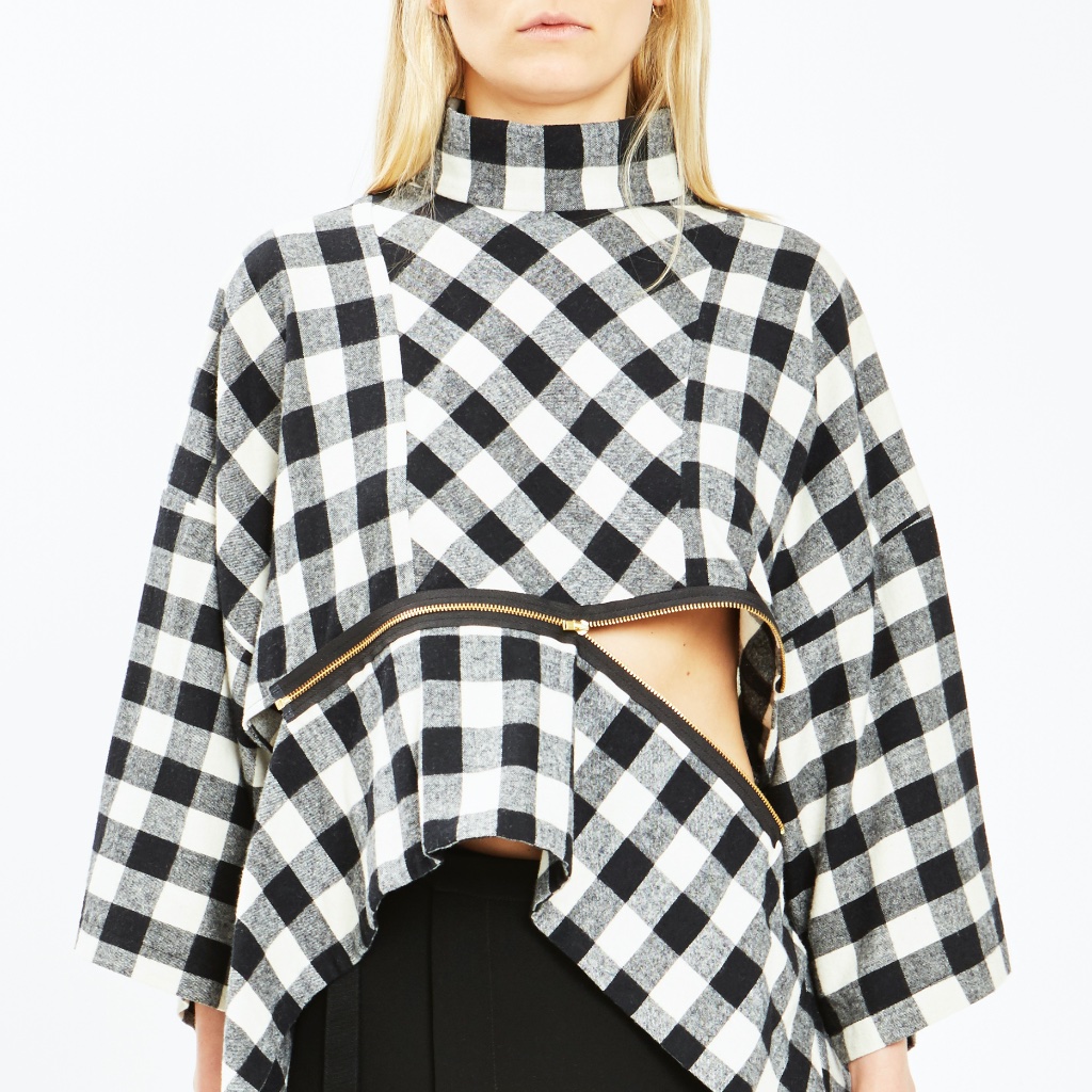 Misile Nyc Convertible Zipper Shirt $435 Retail